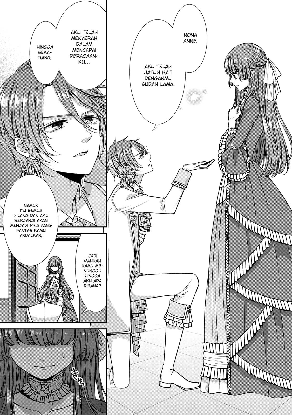 Jishou Akuyaku Reijou na Konyakusha no Kansatsu Kiroku Chapter 08 Bahasa Indonesia