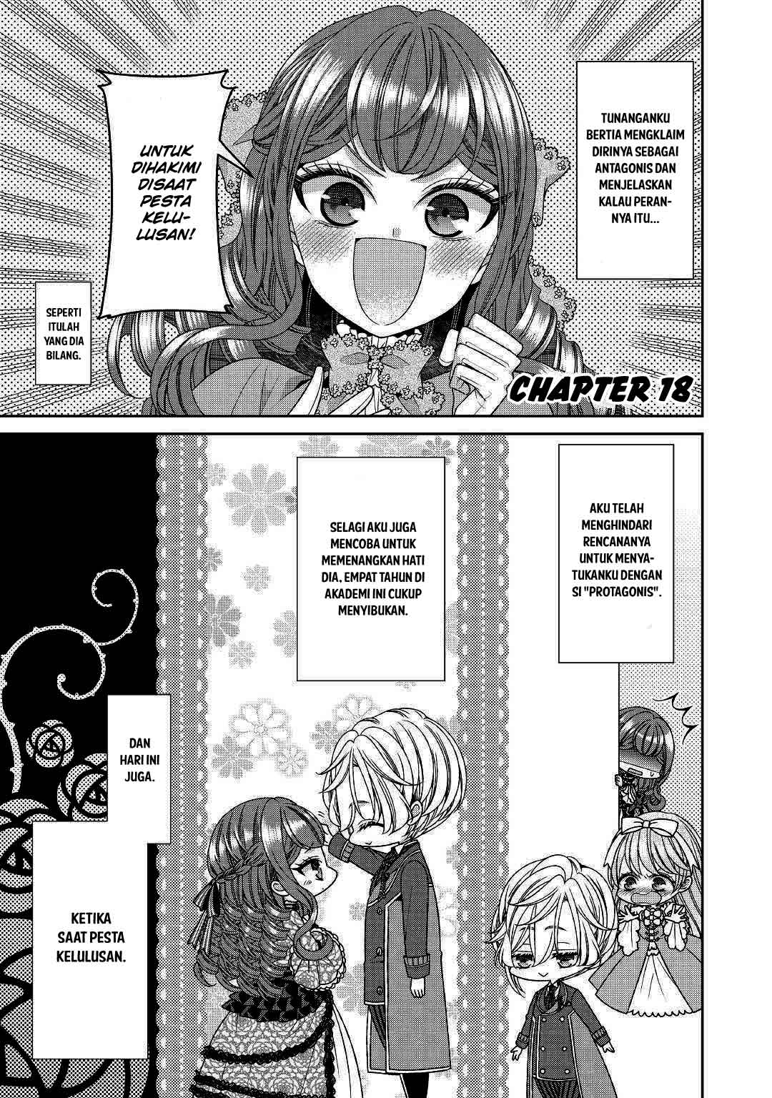 Jishou Akuyaku Reijou na Konyakusha no Kansatsu Kiroku chapter 18