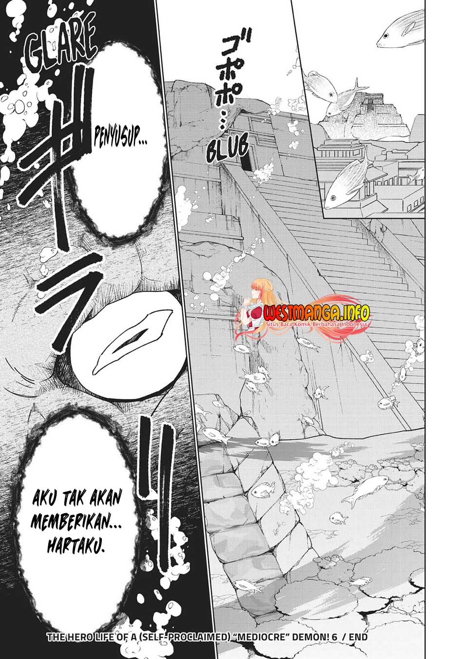 Jishou! Heibon Mazoku no Eiyuu Life Chapter 43 Bahasa Indonesia