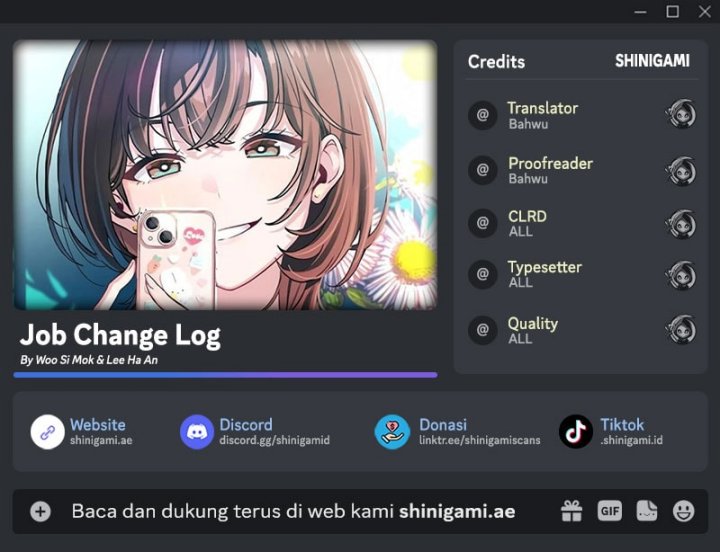Job Change Log chapter 15