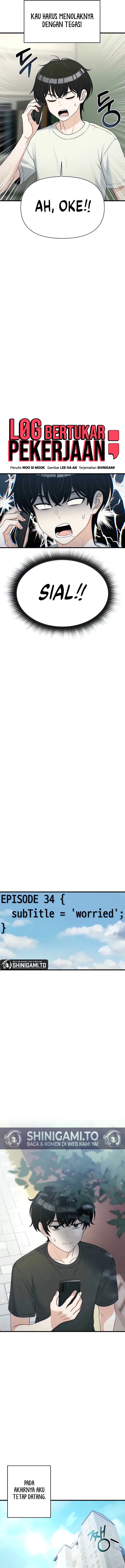 Job Change Log Chapter 34 Bahasa Indonesia