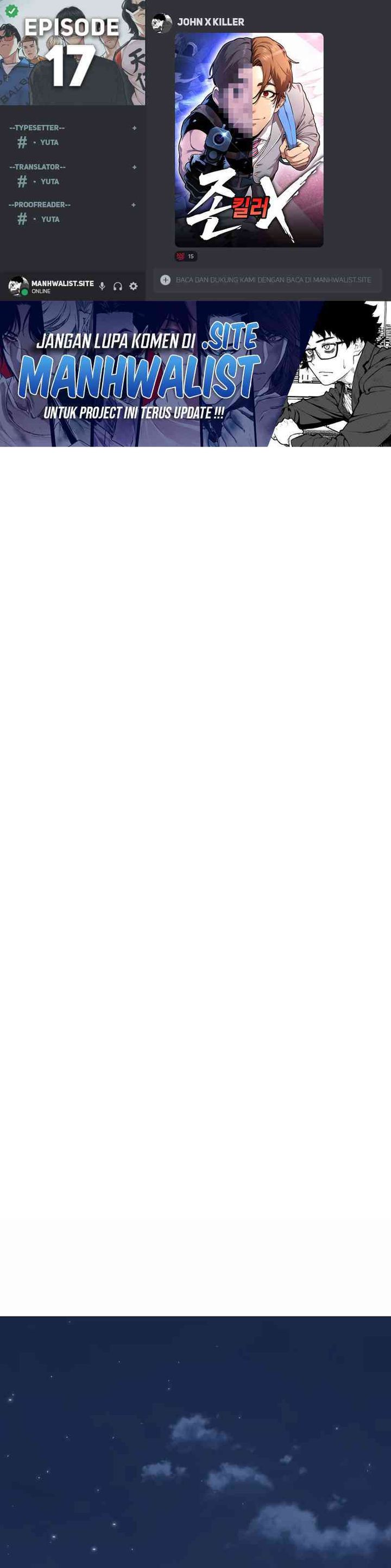 John X Killer Chapter 17 Bahasa Indonesia