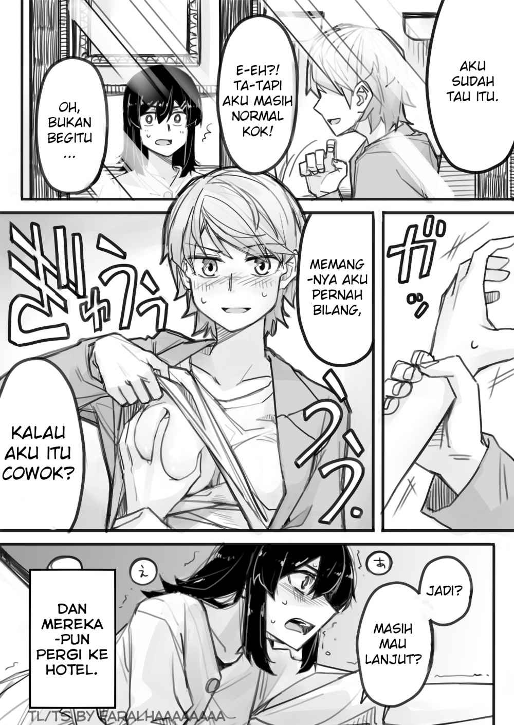 Josou Shite Machi ni Detara Ikemen ni Nanpa Sareta Chapter 01 Bahasa Indonesia