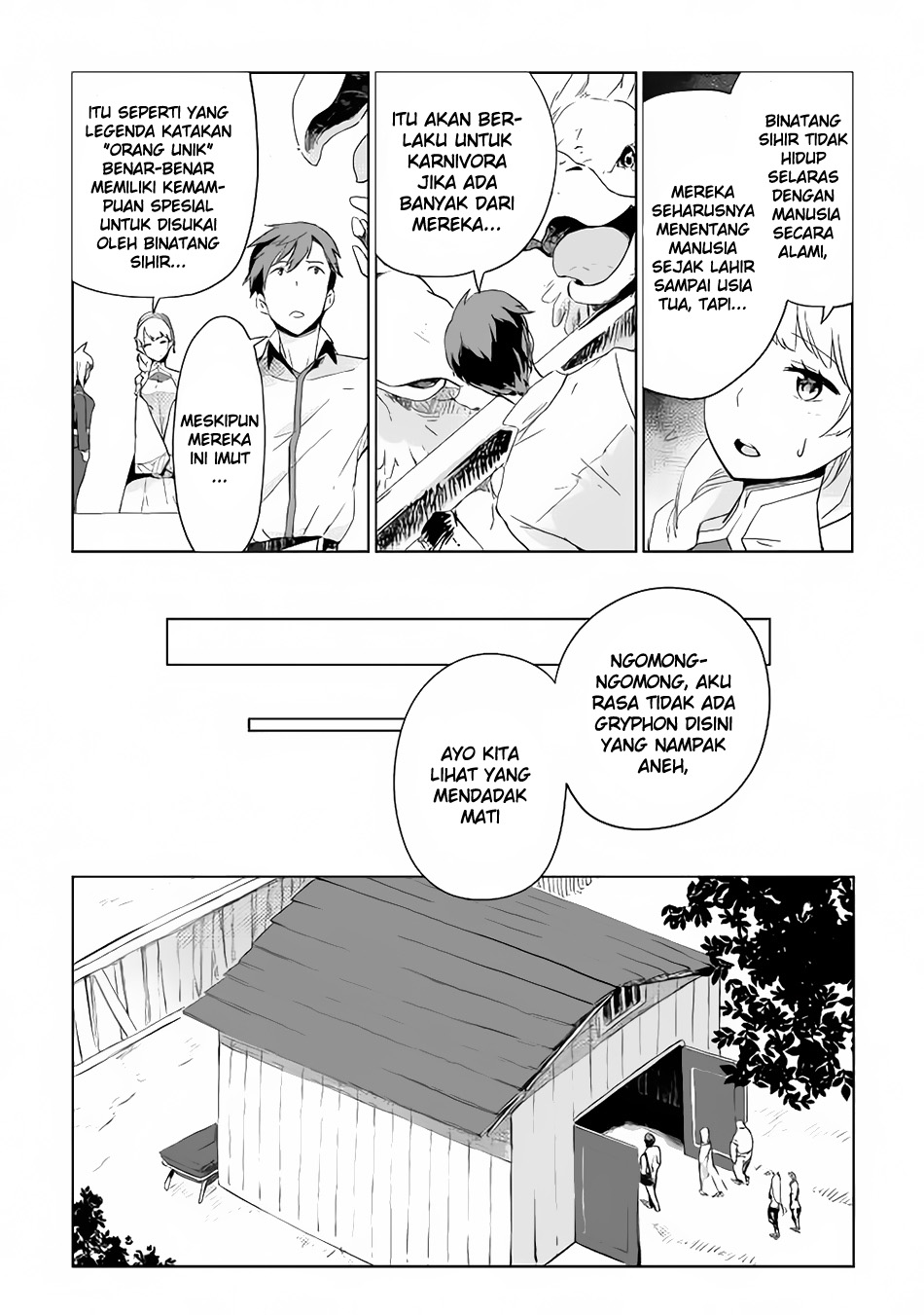 Jui-san no Oshigoto in Isekai Chapter 03 Bahasa Indonesia