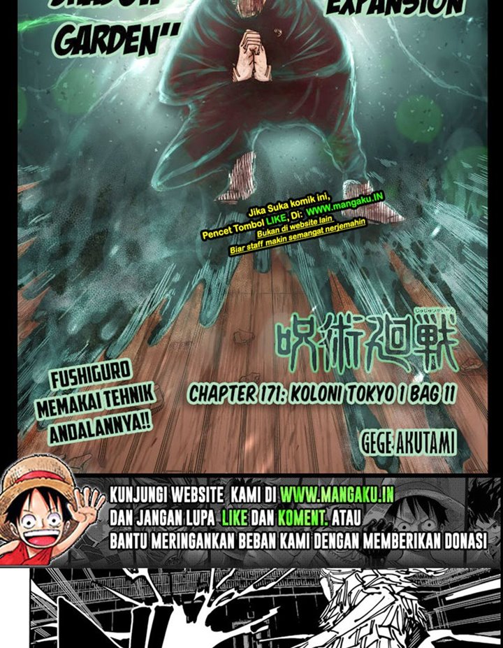 Jujutsu Kaisen Chapter 171 Bahasa Indonesia