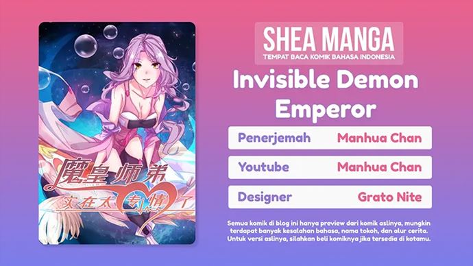 Junior Brother Demon Emperor is Really too Dedicated Chapter 12 Bahasa Indonesia