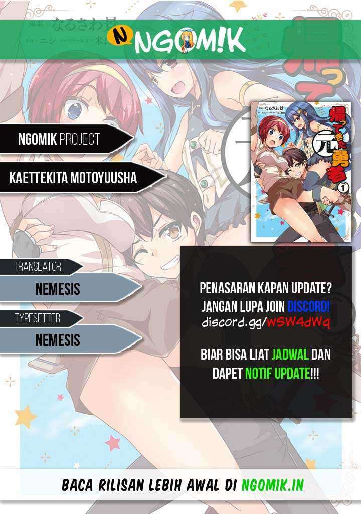 Kaettekita Motoyuusha Chapter 02.2 Bahasa Indonesia