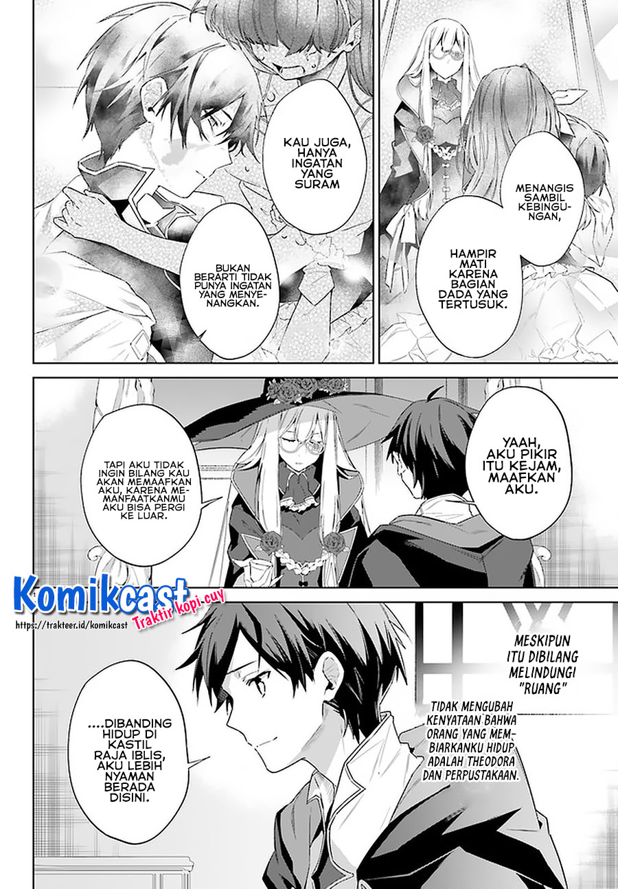 Kagami no Mukou no Saihate Toshokan: Kou no Yuusha to Itsuwari no Maou Chapter 15 Bahasa Indonesia
