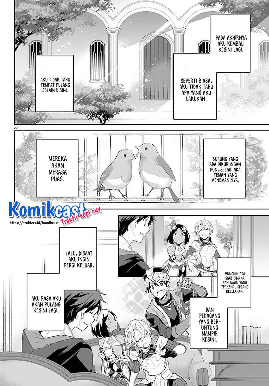 Kagami no Mukou no Saihate Toshokan: Kou no Yuusha to Itsuwari no Maou Chapter 15 Bahasa Indonesia