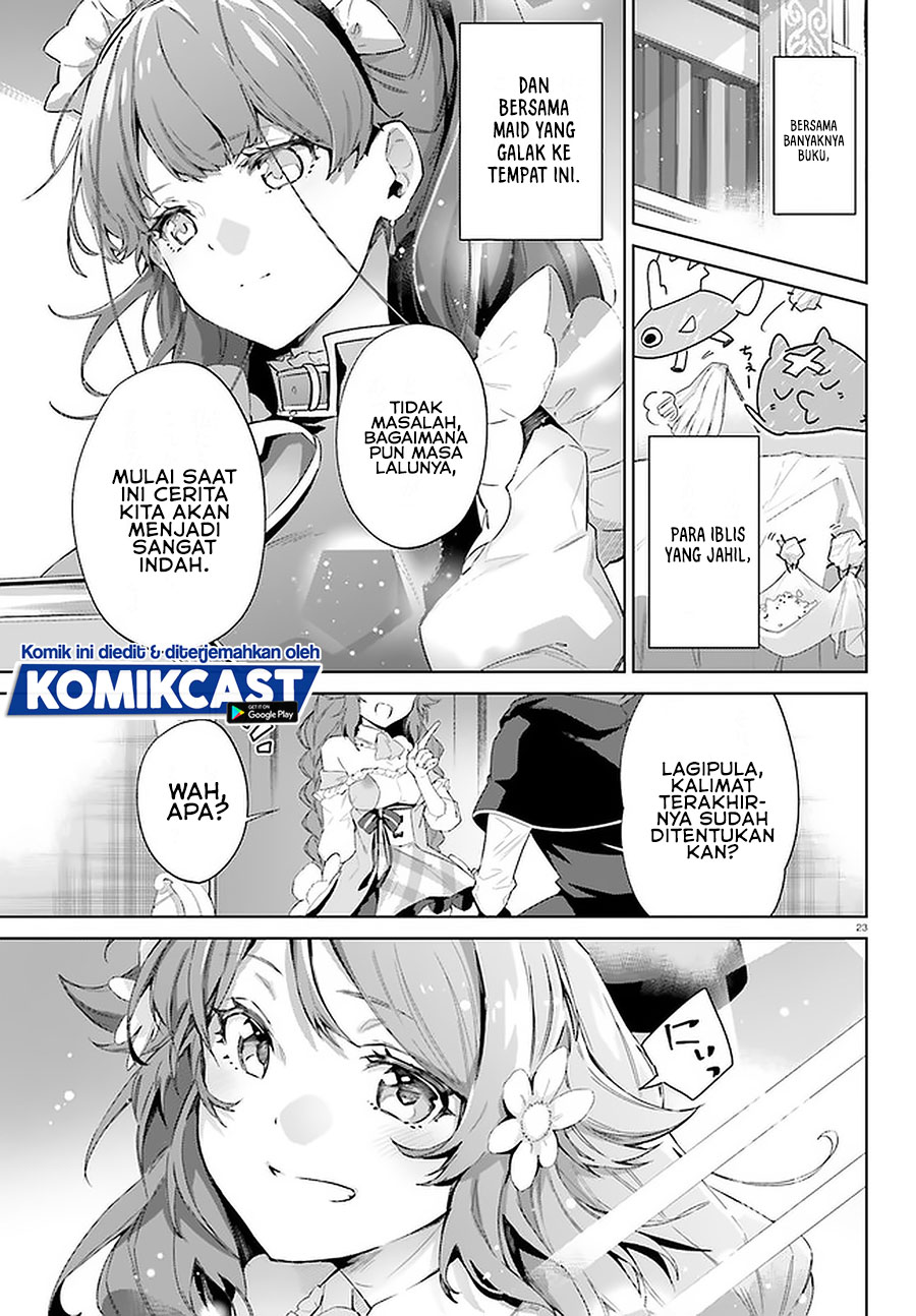 Kagami no Mukou no Saihate Toshokan: Kou no Yuusha to Itsuwari no Maou Chapter 15 Bahasa Indonesia