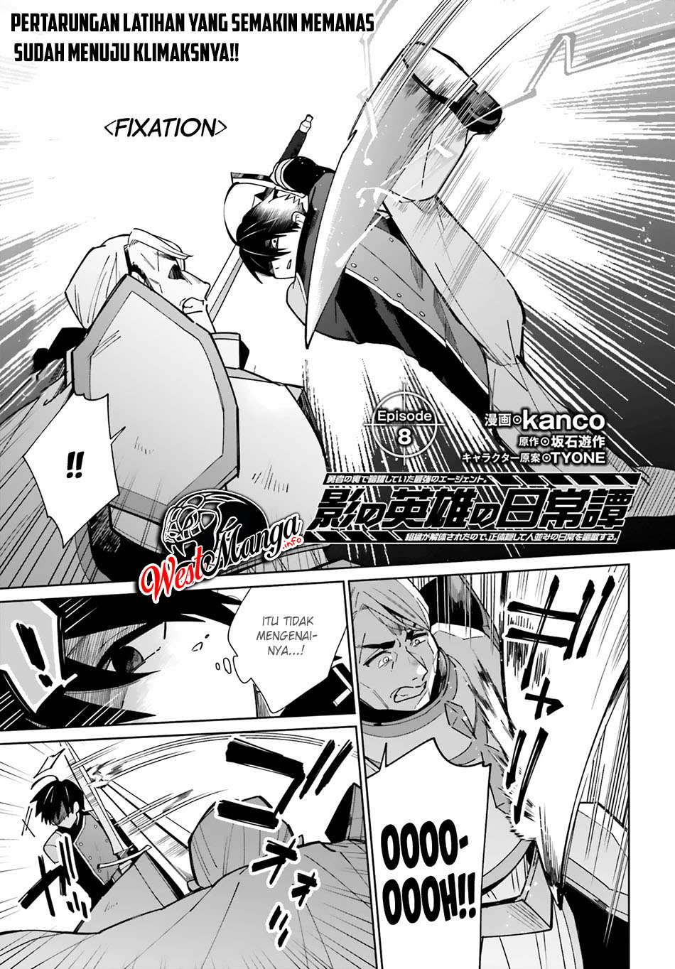 Kage no Eiyuu no Nichijou-tan Chapter 08 Bahasa Indonesia