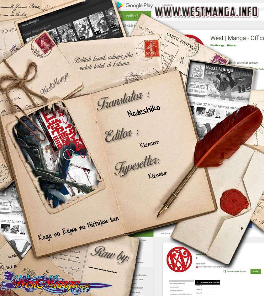 Kage no Eiyuu no Nichijou-tan Chapter 08 Bahasa Indonesia