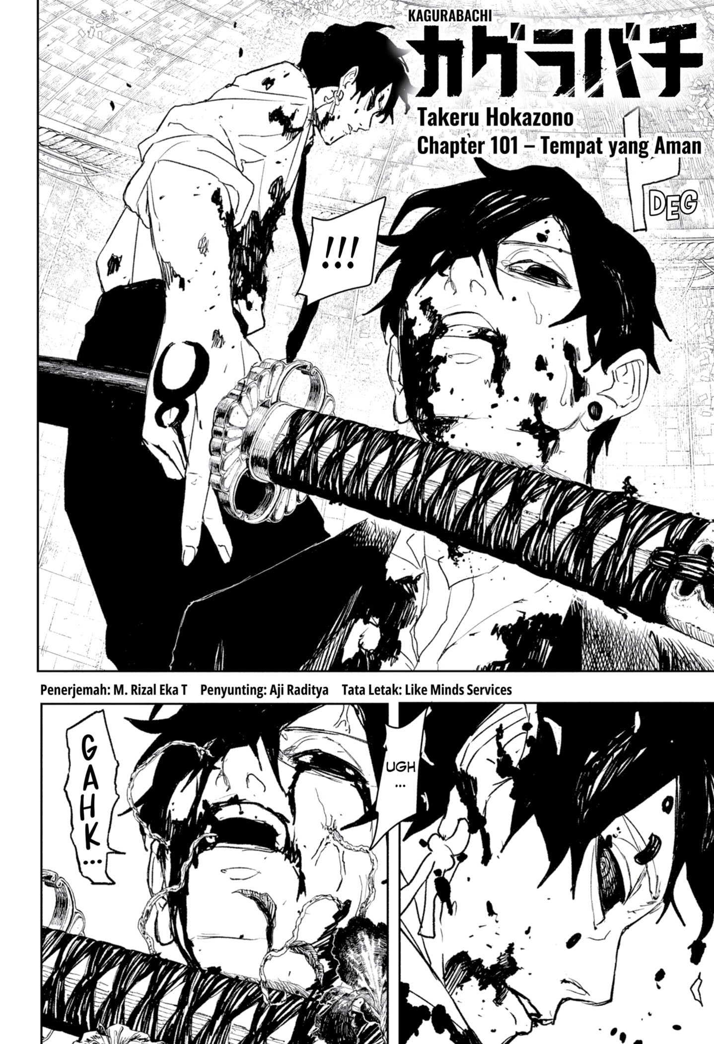 Kagurabachi Chapter 101 Bahasa Indonesia