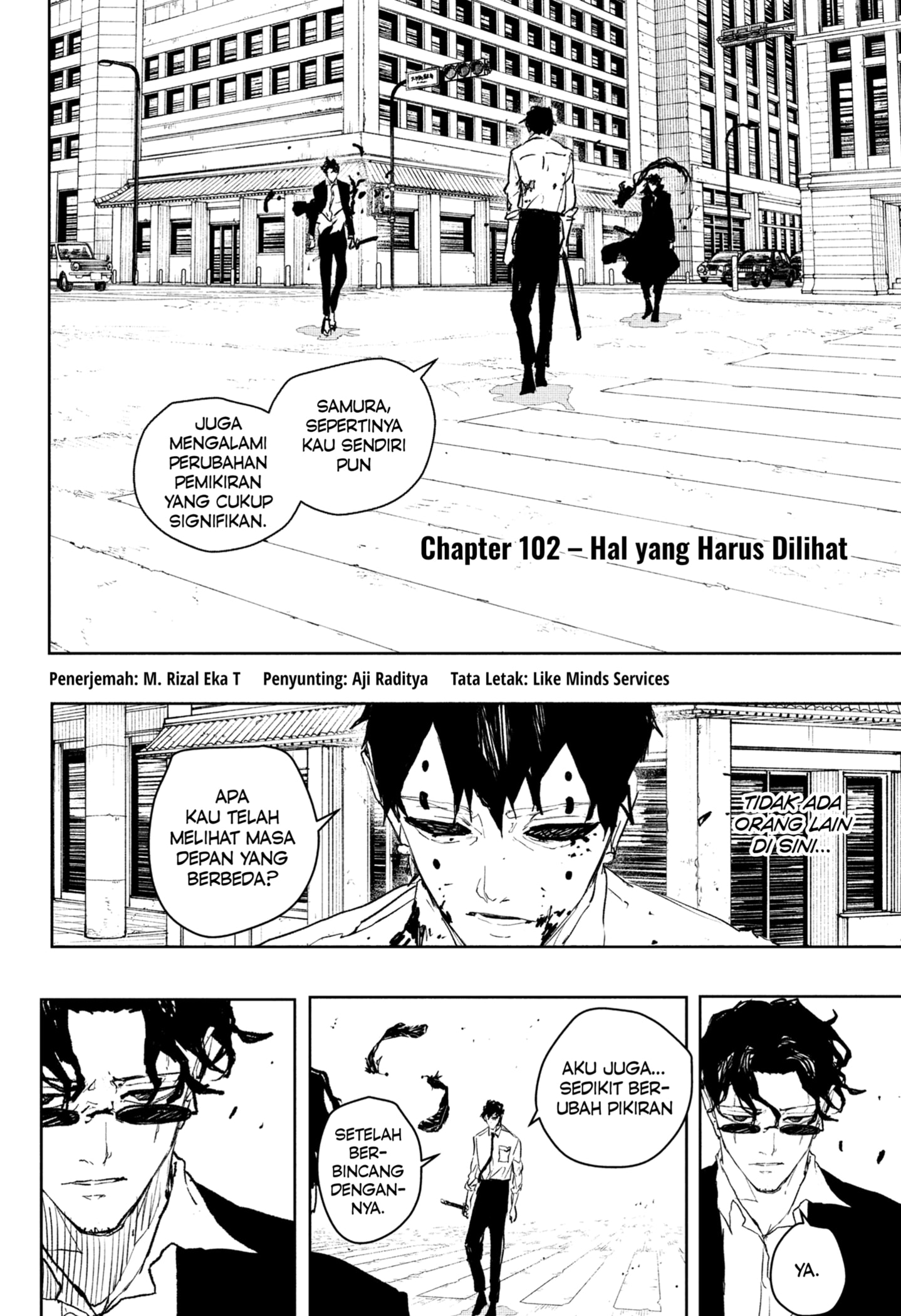 Kagurabachi Chapter 102 Bahasa Indonesia