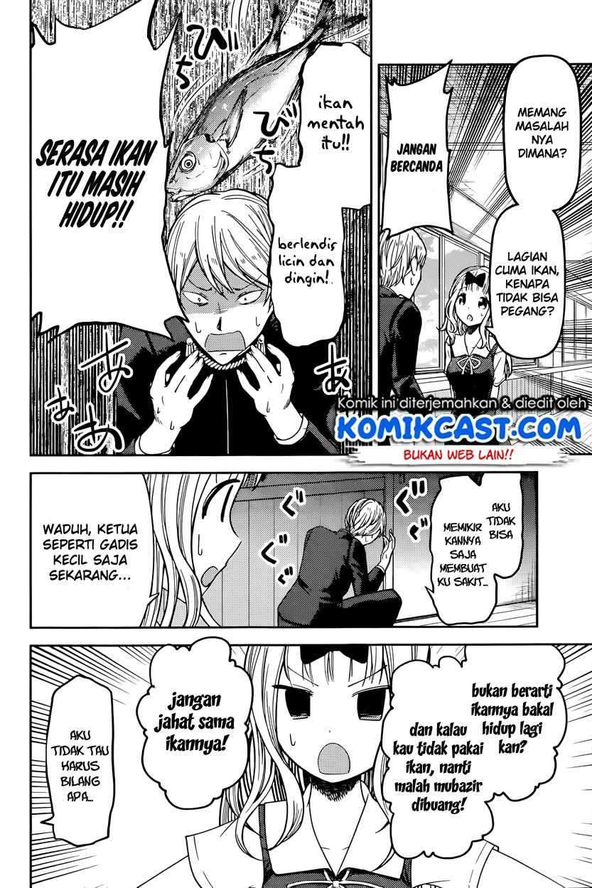 Kaguya-sama wa Kokurasetai: Tensai-tachi no Renai Zunousen Chapter 49 Bahasa Indonesia