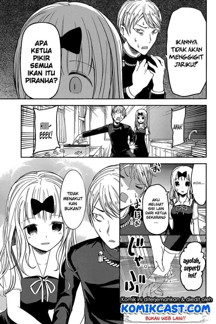 Kaguya-sama wa Kokurasetai: Tensai-tachi no Renai Zunousen Chapter 49 Bahasa Indonesia