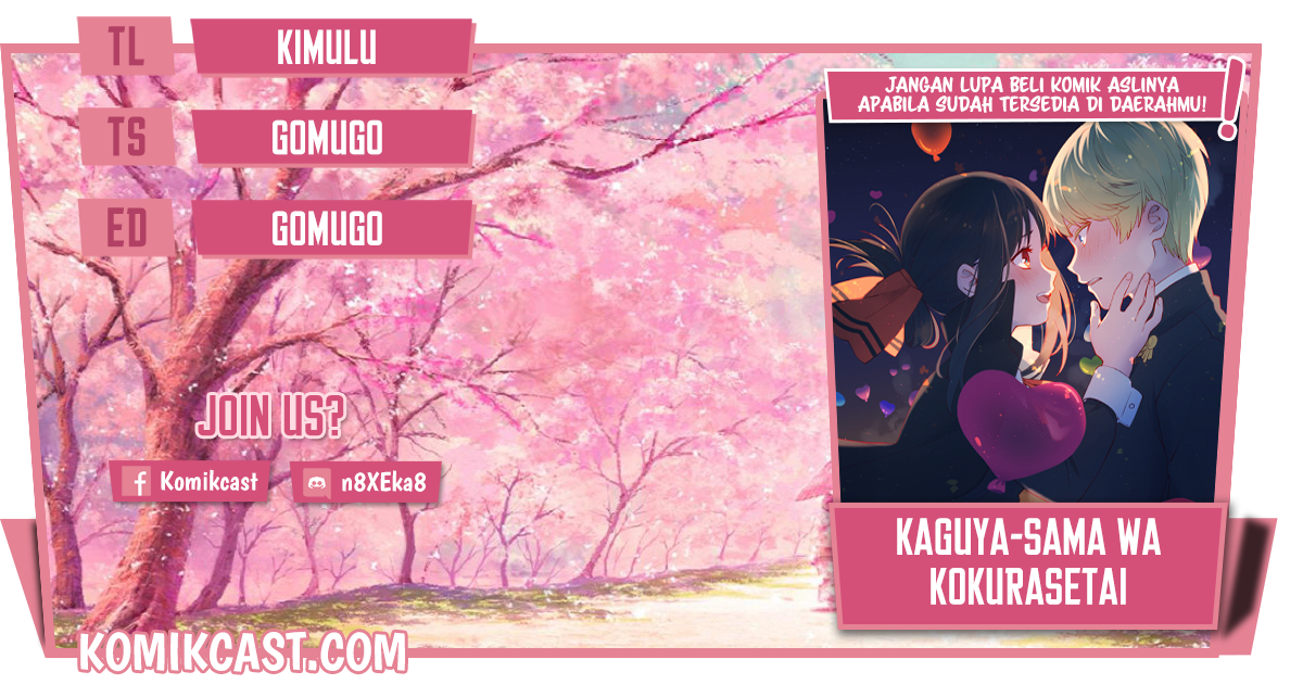 Kaguya-sama wa Kokurasetai: Tensai-tachi no Renai Zunousen chapter 268