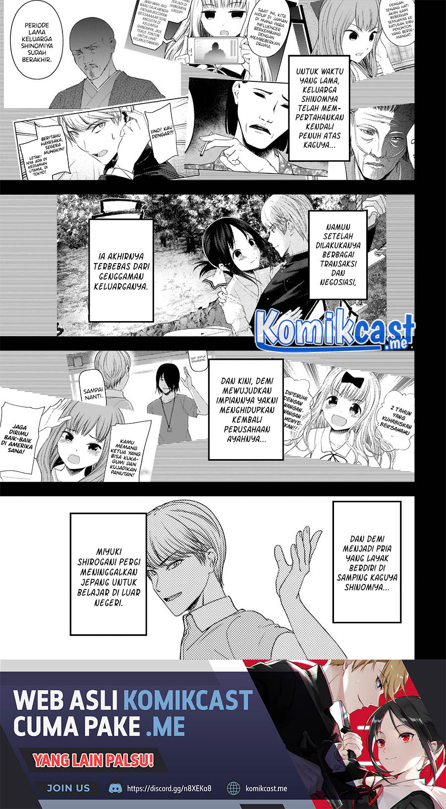 Kaguya-sama wa Kokurasetai: Tensai-tachi no Renai Zunousen chapter 268