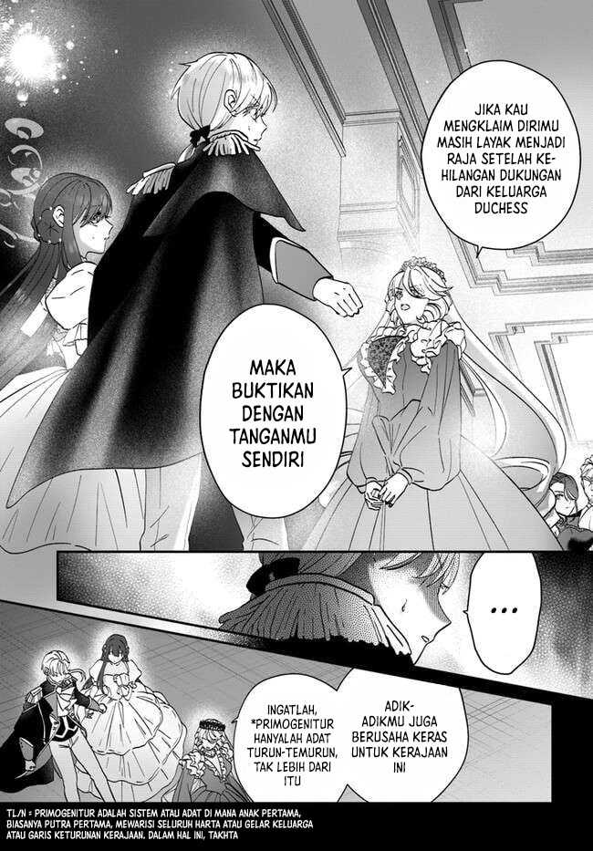Kaifukushoku no Akuyaku Reijou Chapter 15.1 Bahasa Indonesia