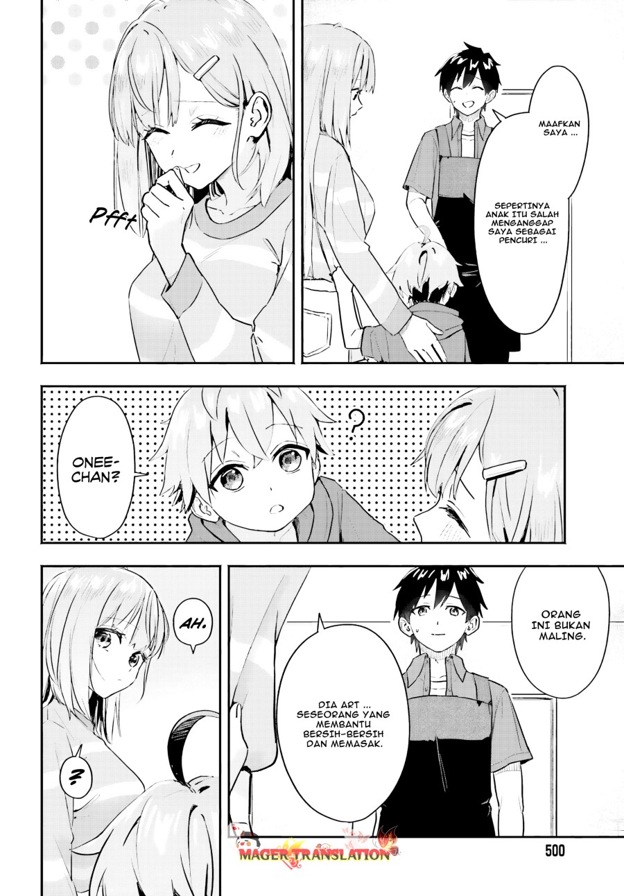 Kajidaikou no Arbeit wo Hajimetara Gakuen Ichi no Bishoujo no Kazoku Chapter 02 Bahasa Indonesia