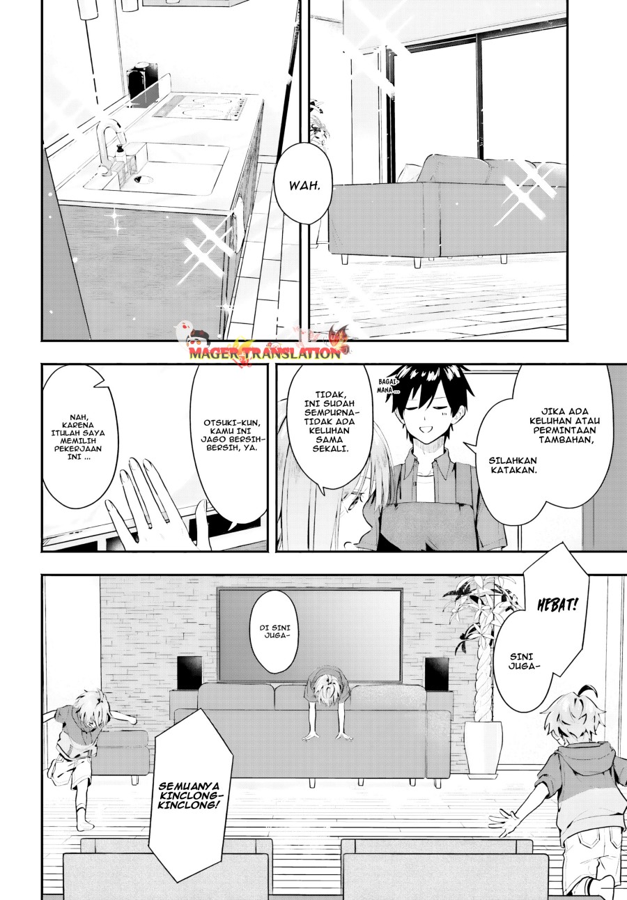 Kajidaikou no Arbeit wo Hajimetara Gakuen Ichi no Bishoujo no Kazoku Chapter 02 Bahasa Indonesia