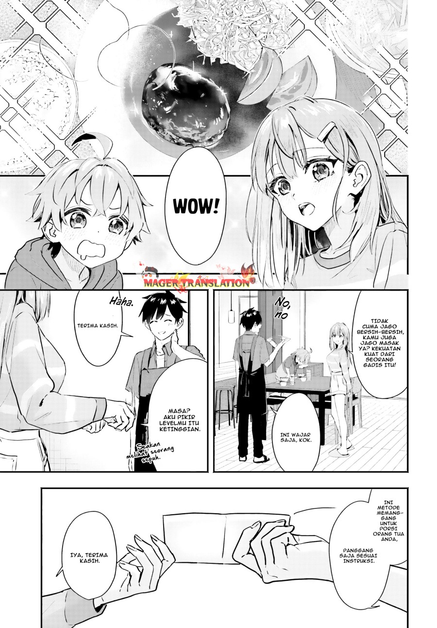 Kajidaikou no Arbeit wo Hajimetara Gakuen Ichi no Bishoujo no Kazoku Chapter 02 Bahasa Indonesia