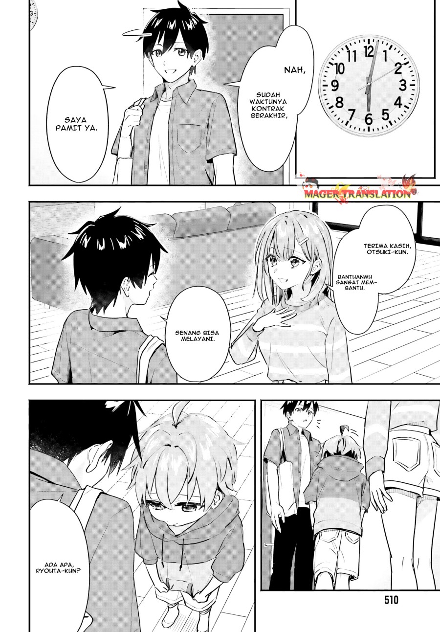 Kajidaikou no Arbeit wo Hajimetara Gakuen Ichi no Bishoujo no Kazoku Chapter 02 Bahasa Indonesia
