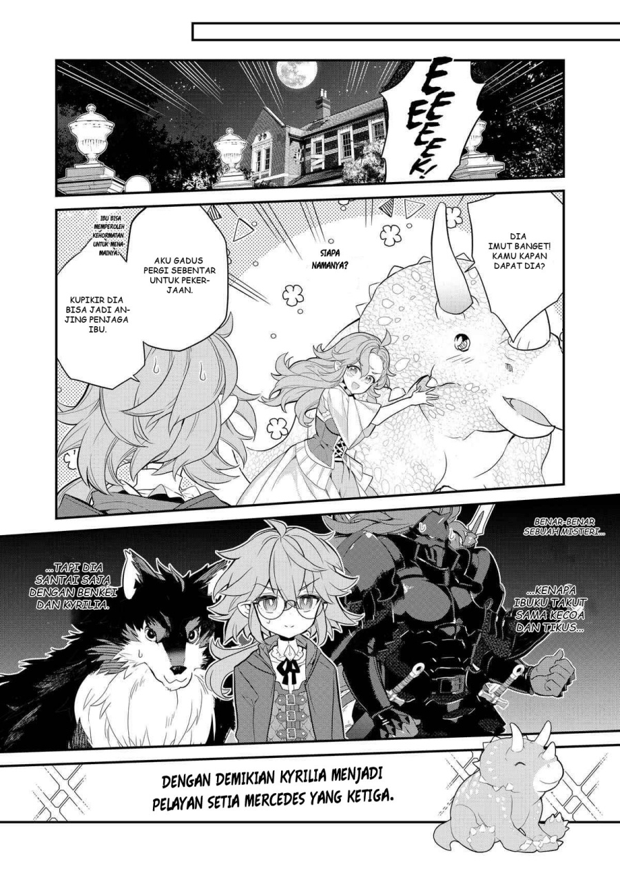 Kaketa Tsuki no Mercedes ~Kyuuketsuki no Kizoku ni Tensei Shitakedo Sute Rare Sounanode Dungeon o Seiha Suru~ Chapter 08 Bahasa Indonesia