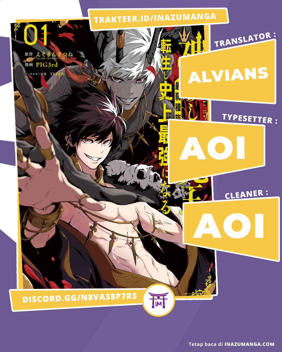 Kamigoroshi no Maou Saijyaku Shuzoku ni Tensei shi Shijyou Saikyou ni naru Chapter 01.4 Bahasa Indonesia