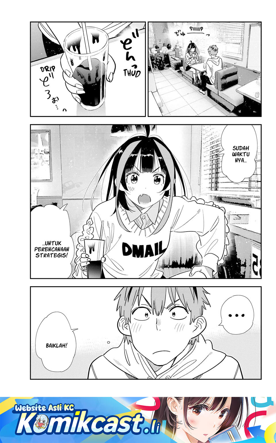 Kanojo Okarishimasu Chapter 392 Bahasa Indonesia