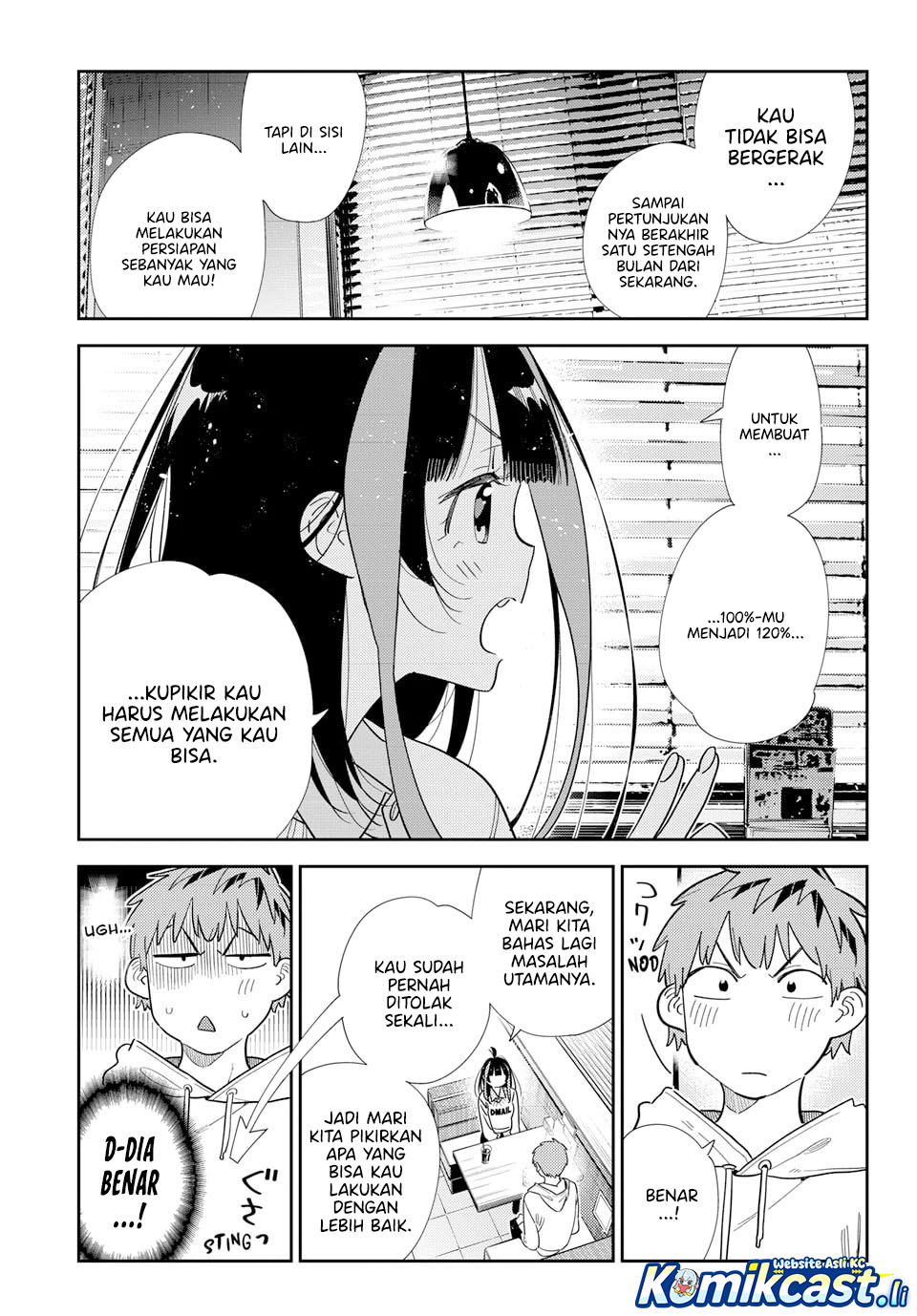 Kanojo Okarishimasu Chapter 392 Bahasa Indonesia