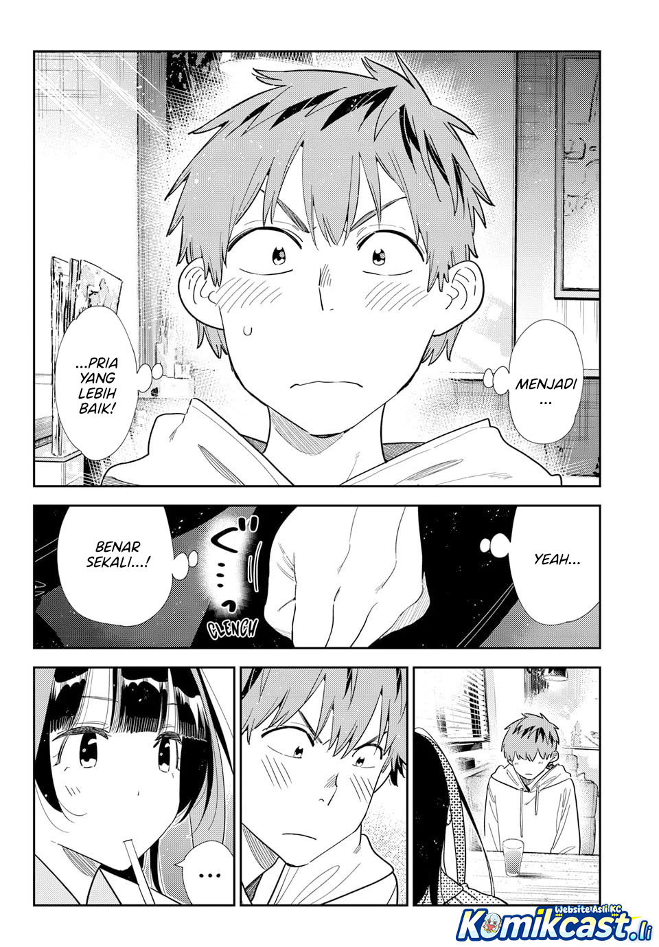 Kanojo Okarishimasu Chapter 392 Bahasa Indonesia