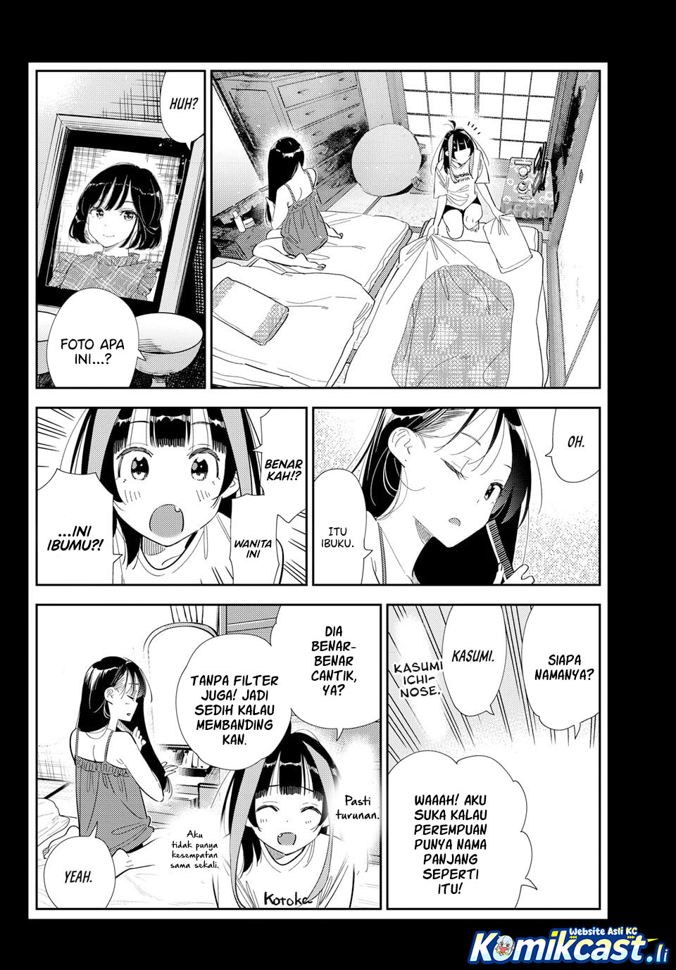 Kanojo Okarishimasu Chapter 392 Bahasa Indonesia