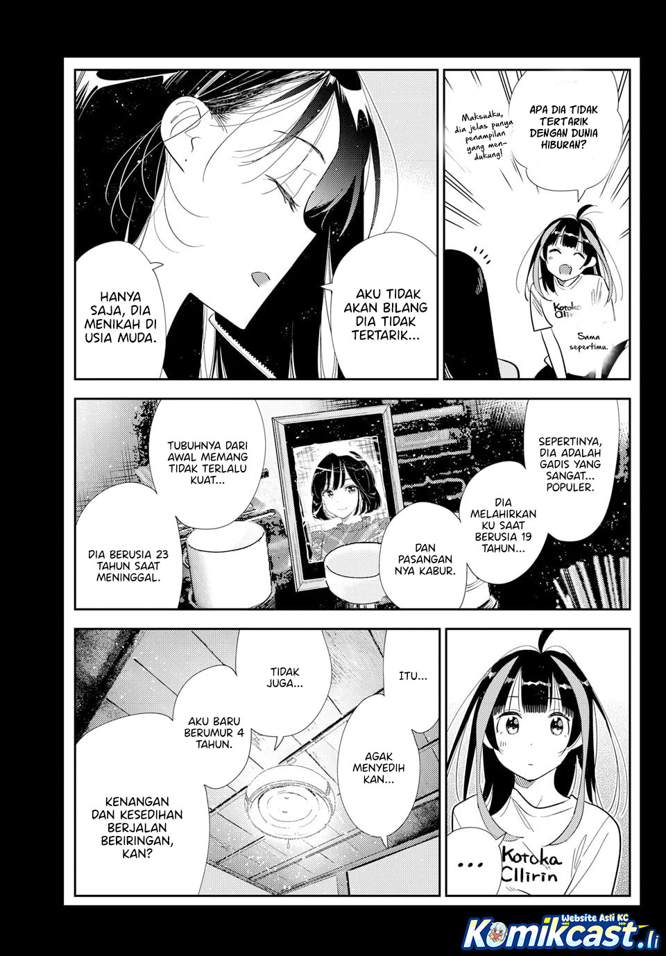 Kanojo Okarishimasu Chapter 392 Bahasa Indonesia