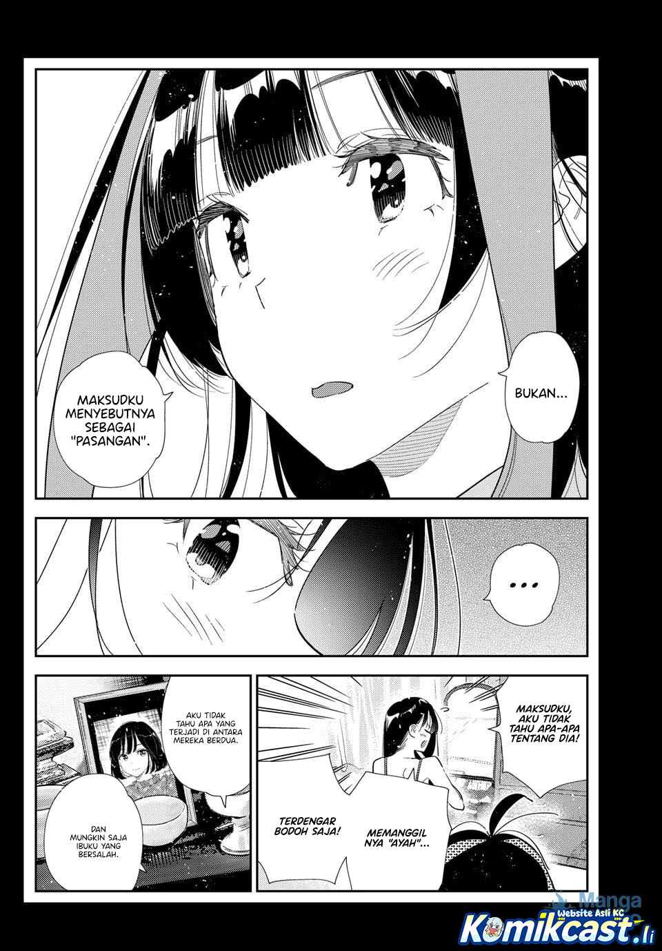 Kanojo Okarishimasu Chapter 392 Bahasa Indonesia