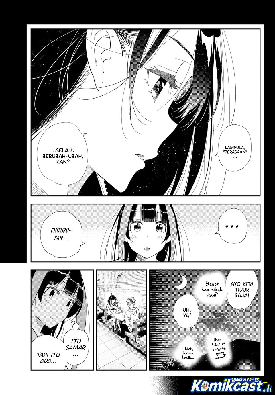 Kanojo Okarishimasu Chapter 392 Bahasa Indonesia