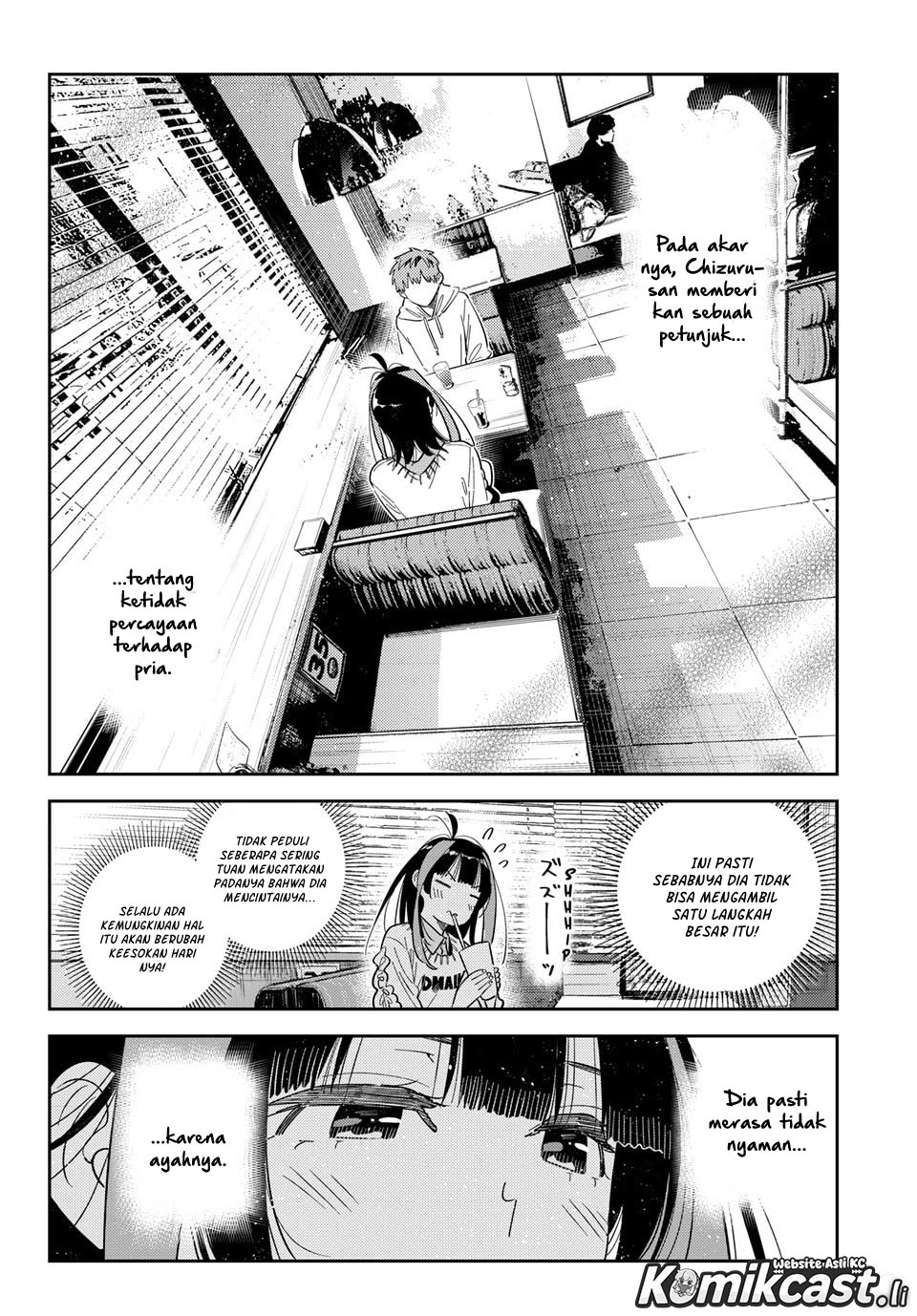 Kanojo Okarishimasu Chapter 392 Bahasa Indonesia