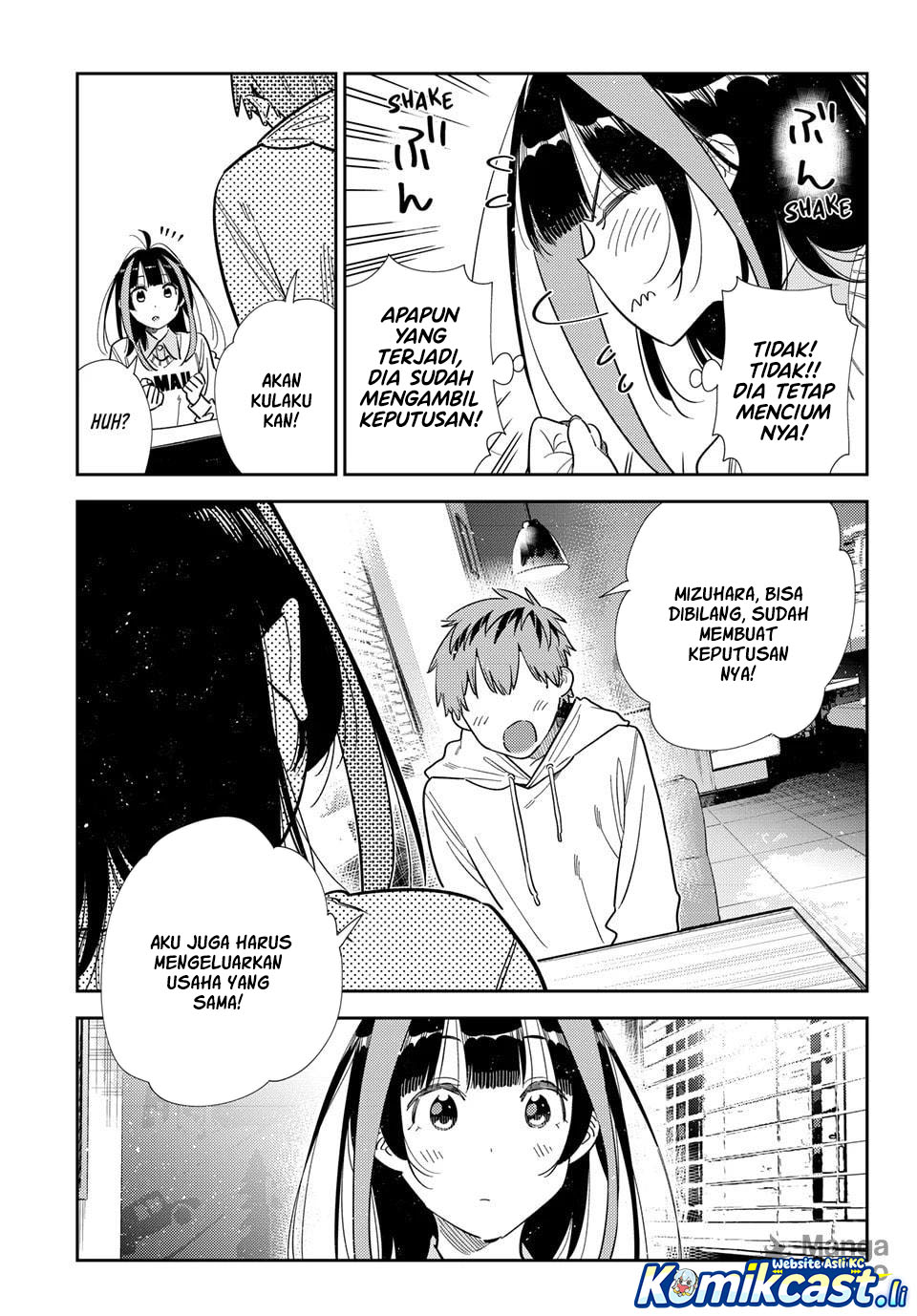 Kanojo Okarishimasu Chapter 392 Bahasa Indonesia