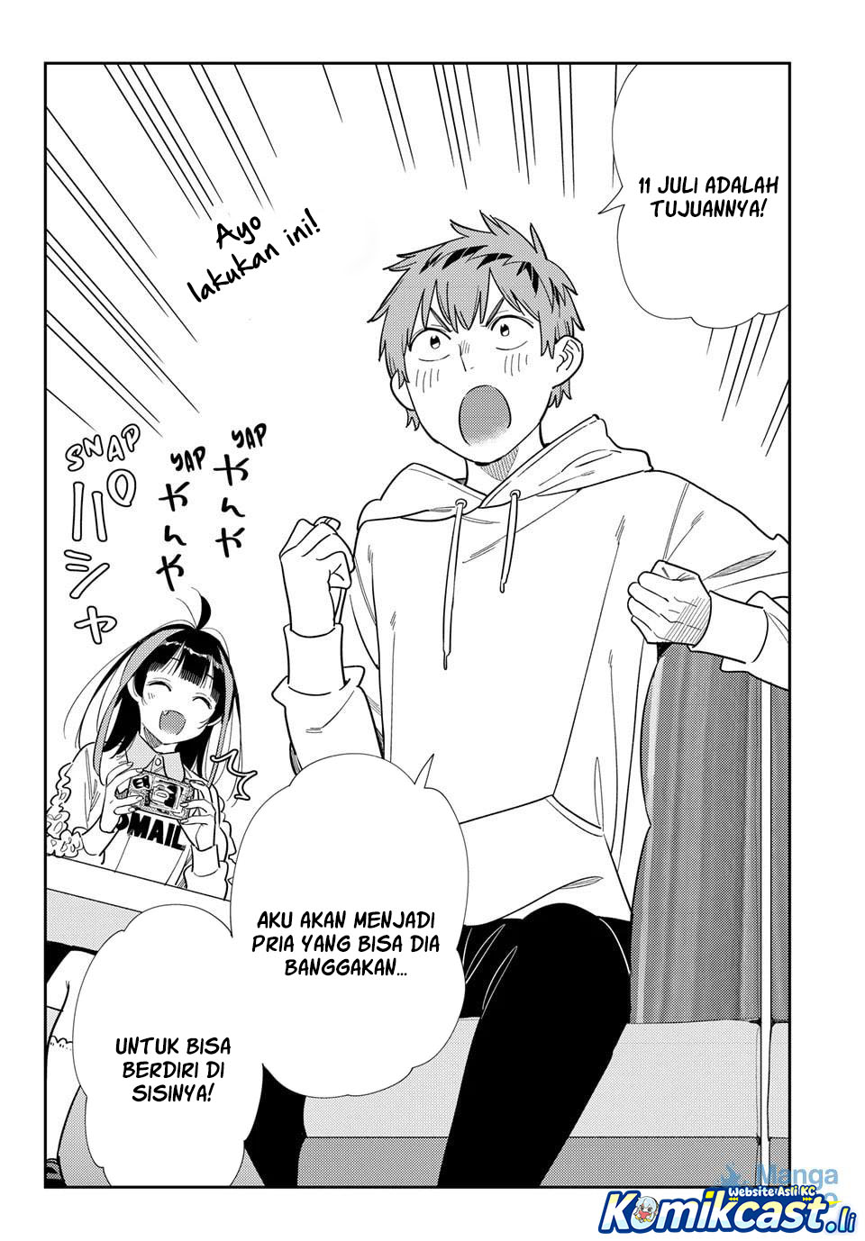 Kanojo Okarishimasu Chapter 392 Bahasa Indonesia