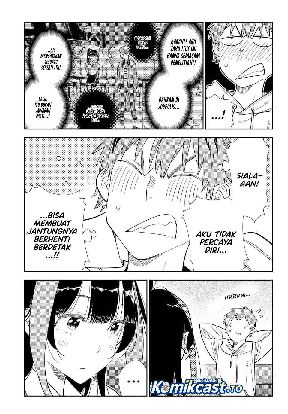 Kanojo Okarishimasu Chapter 398 Bahasa Indonesia