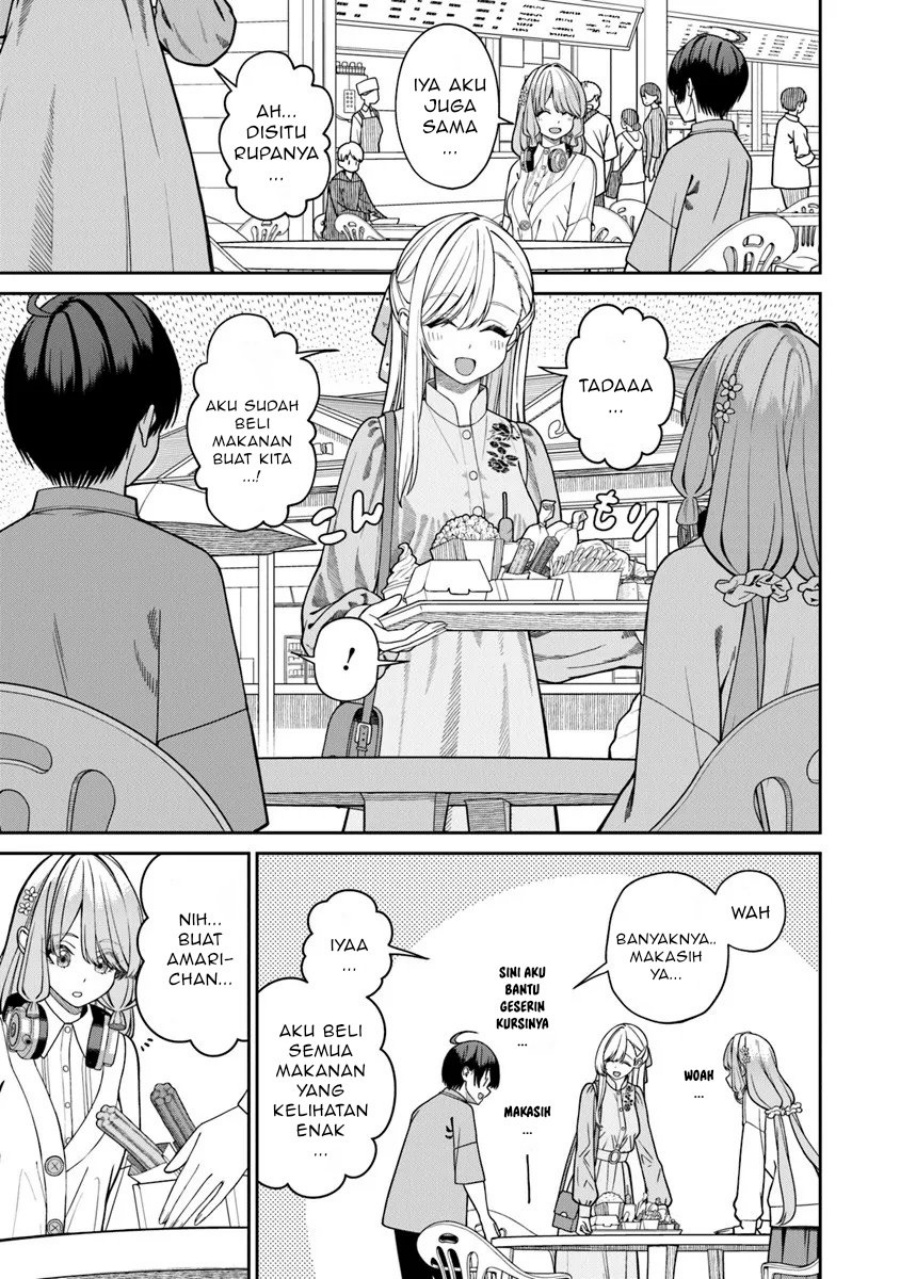 Kanojo ni shitai Joshi Ichii, no Tonari de Mitsuketa Amari-chan Chapter 06.2 Bahasa Indonesia