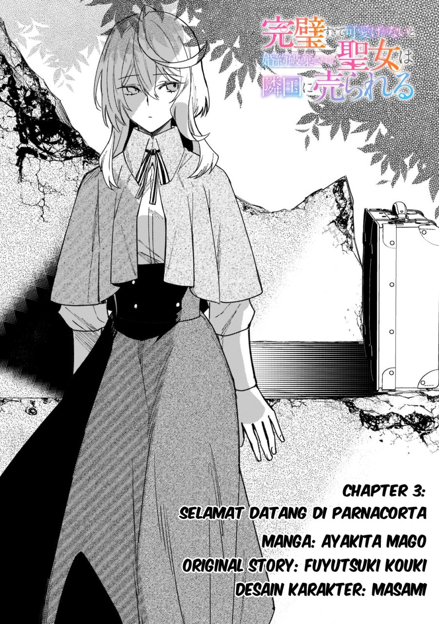 Kanpeki Sugite Kawaigeganai to Kon’yaku Hakisareta Seijo wa Ringoku ni Urareru chapter 3