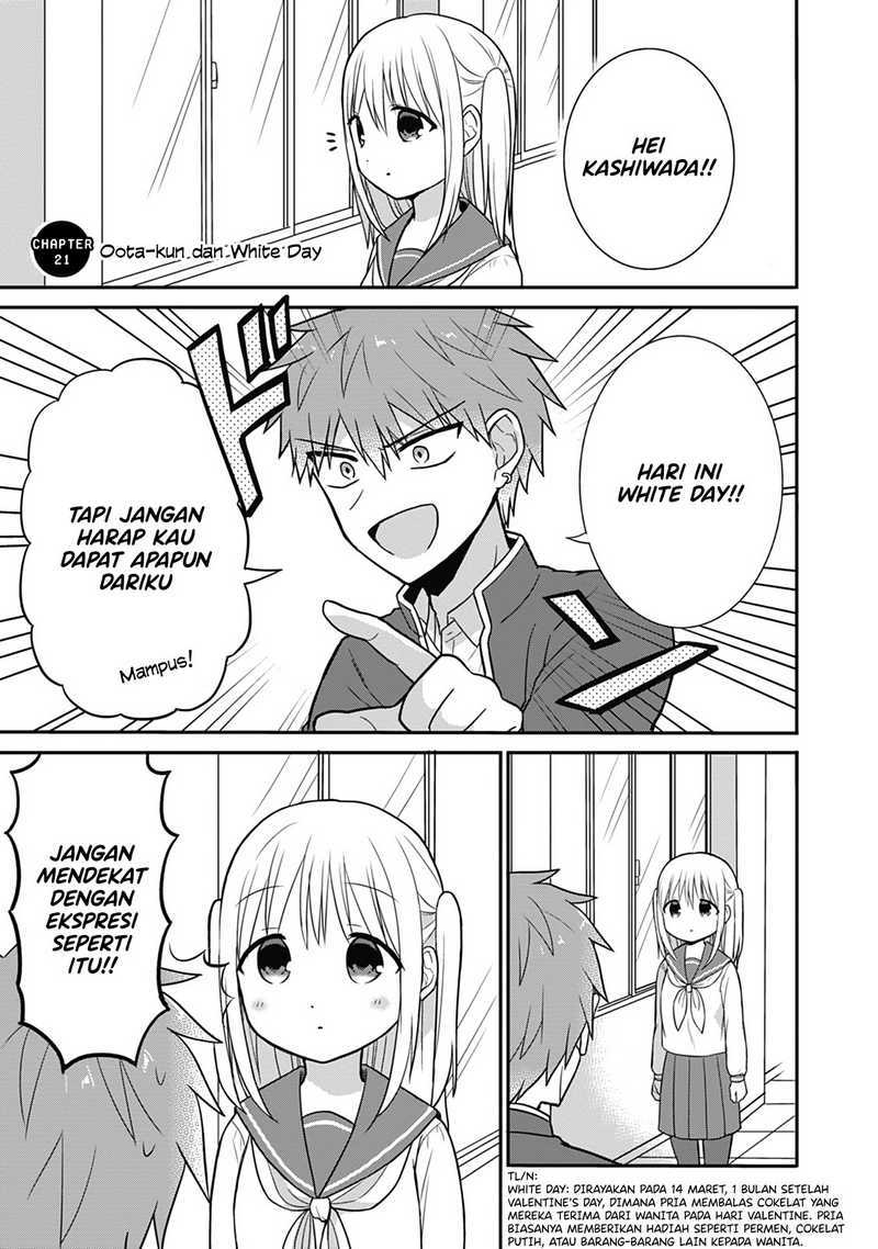 Kao ni denai Kashiwada-san to Kao ni deru Ota-kun chapter 21