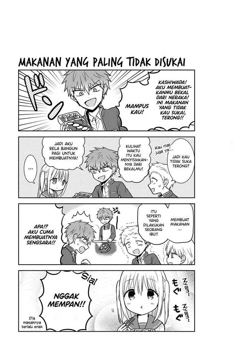 Kao ni denai Kashiwada-san to Kao ni deru Ota-kun chapter 21