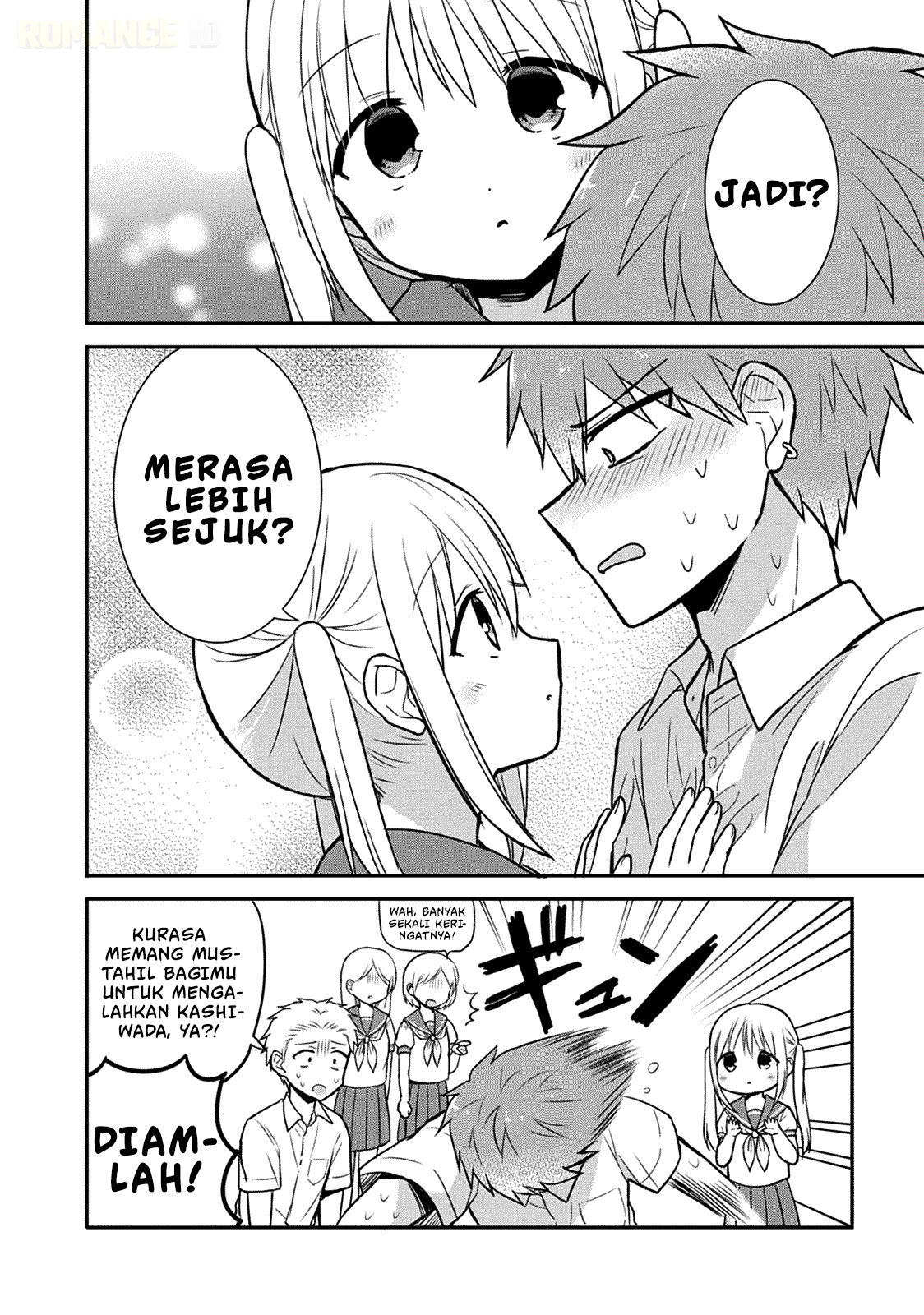 Kao ni denai Kashiwada-san to Kao ni deru Ota-kun Chapter 32 Bahasa Indonesia