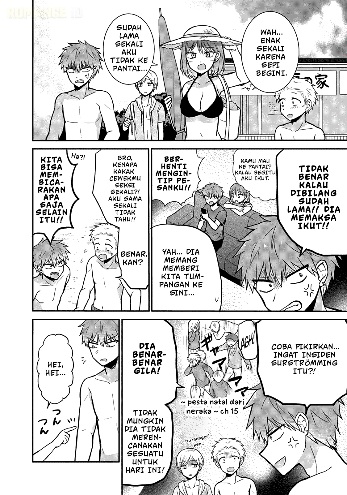 Kao ni denai Kashiwada-san to Kao ni deru Ota-kun Chapter 34 Bahasa Indonesia