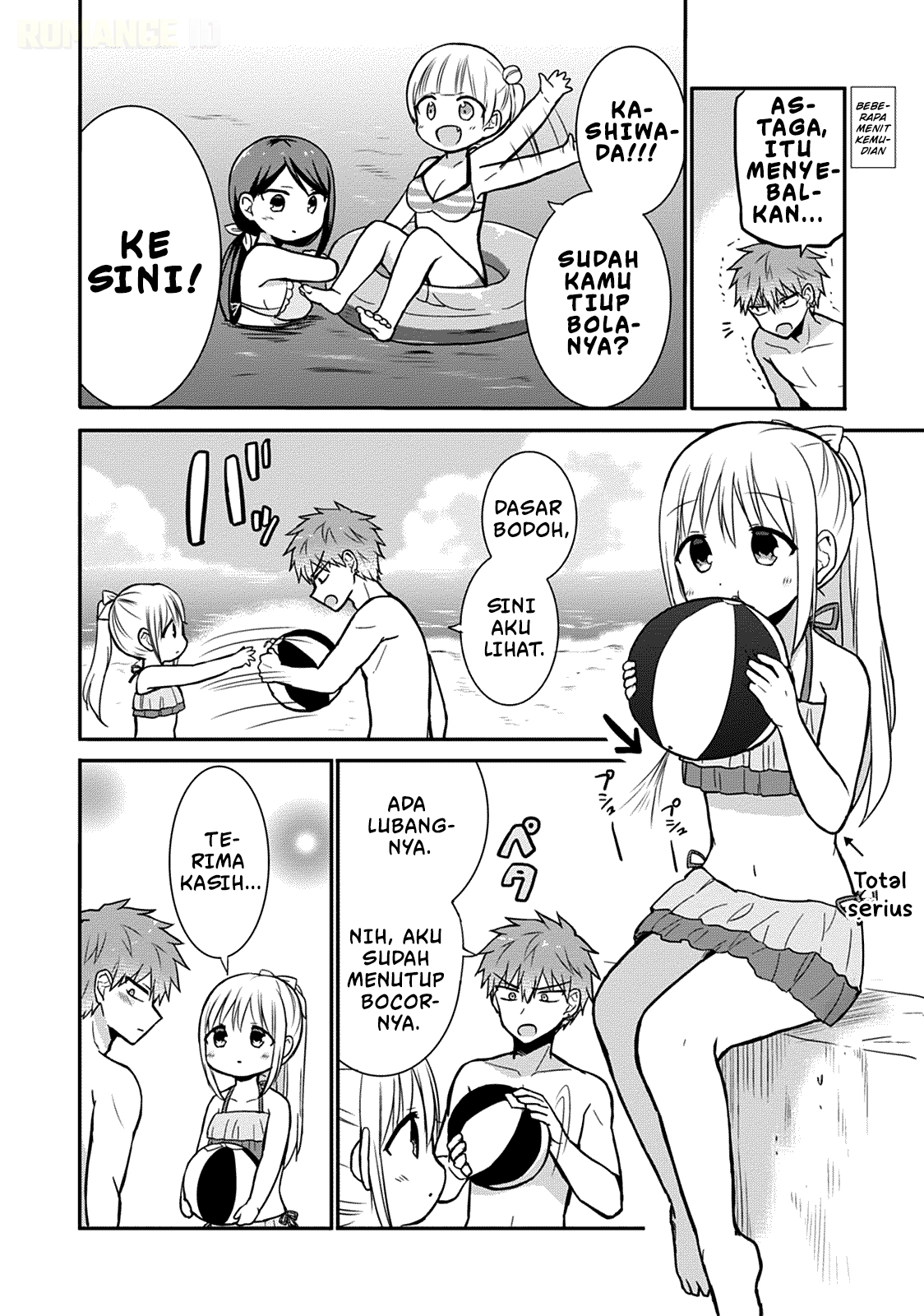 Kao ni denai Kashiwada-san to Kao ni deru Ota-kun Chapter 34 Bahasa Indonesia