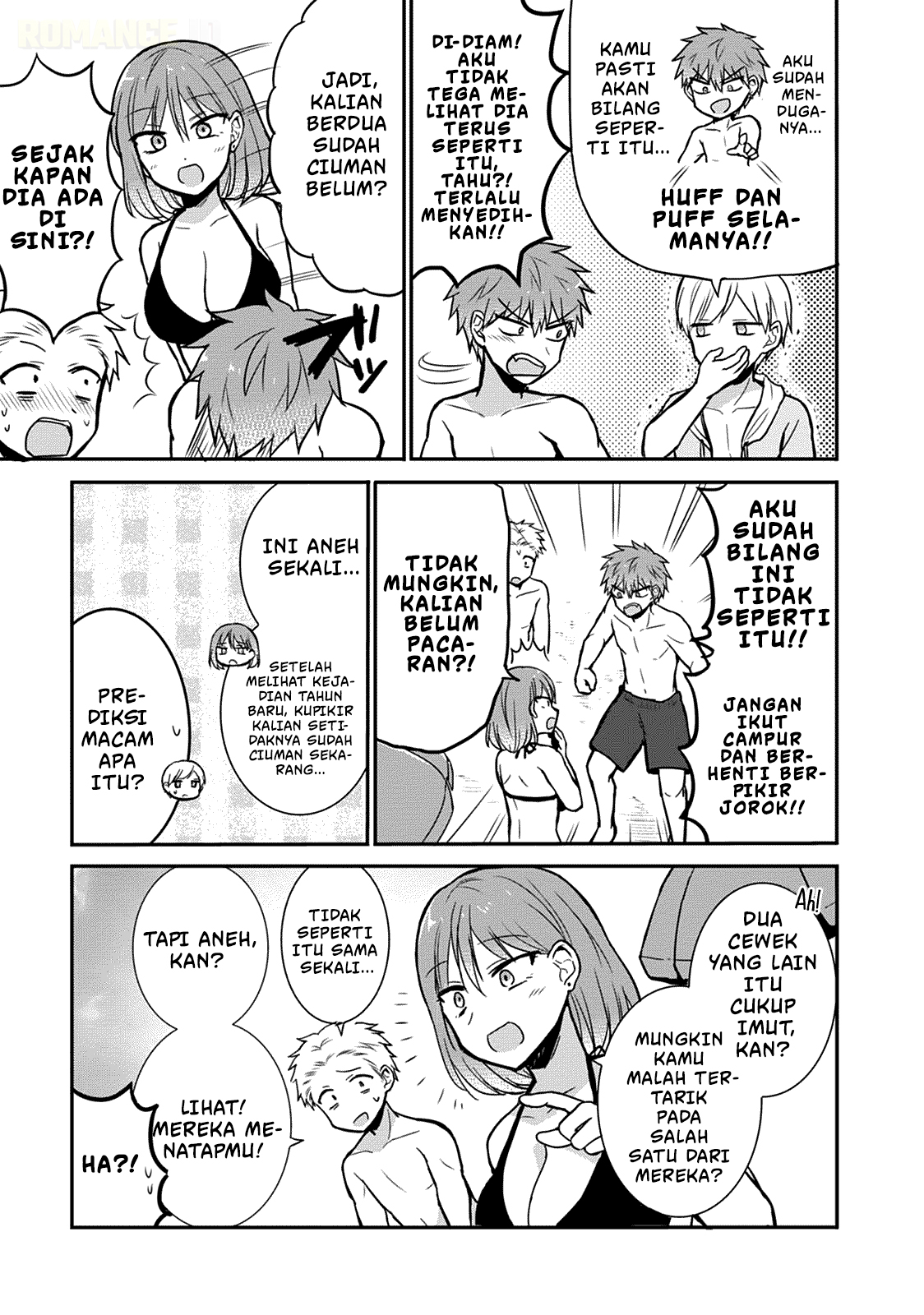 Kao ni denai Kashiwada-san to Kao ni deru Ota-kun Chapter 34 Bahasa Indonesia