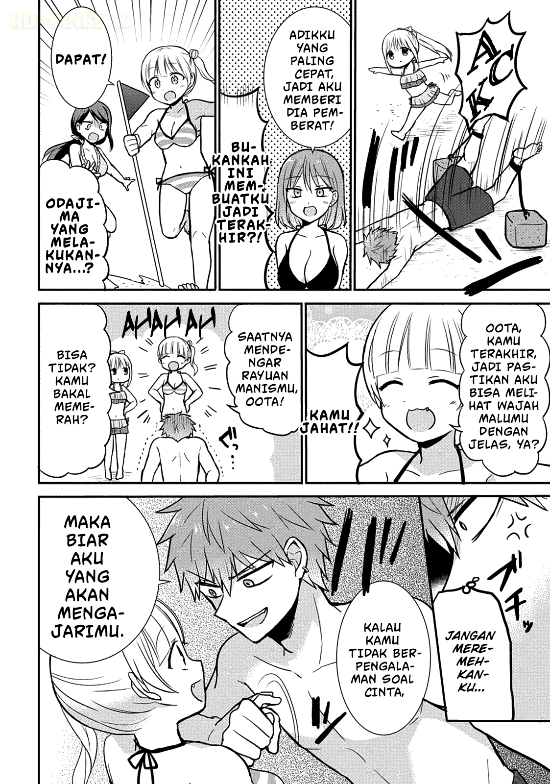 Kao ni denai Kashiwada-san to Kao ni deru Ota-kun Chapter 34 Bahasa Indonesia