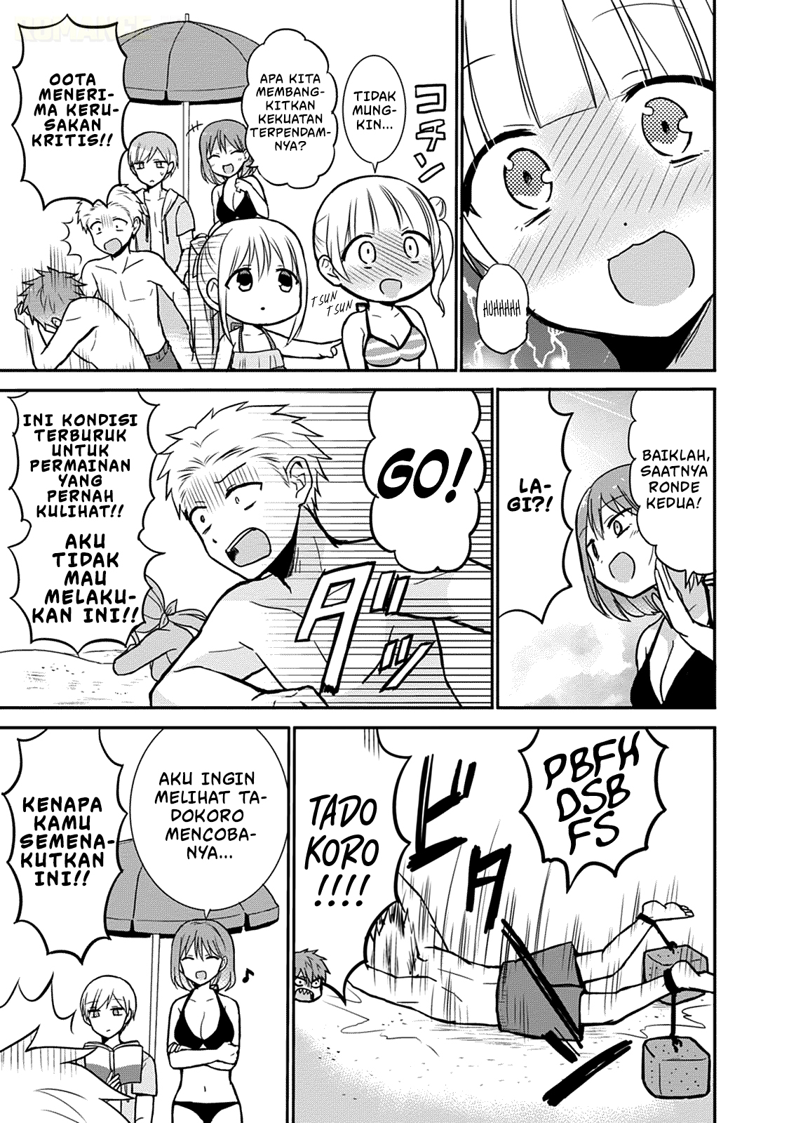 Kao ni denai Kashiwada-san to Kao ni deru Ota-kun Chapter 34 Bahasa Indonesia